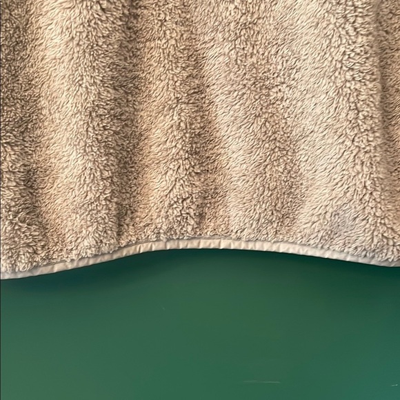 Patagonia Women’s L Los Gatos 1/4 Zip Grey Fuzzy Fleece Outdoors Wubby - Picture 6 of 8